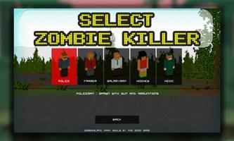 Blocky Zombies Shooting اسکرین شاٹ 2