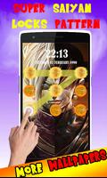 Super Saiyan Lock Screen pattern 스크린샷 1