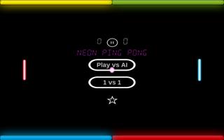 Neon Ping Pong capture d'écran 2