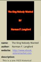 The King Nobody Wanted poster