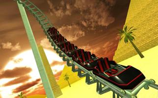 VR Desert Roller Coaster Egypt Affiche