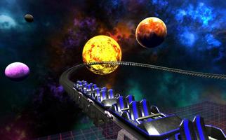 Space Roller Coaster VR Affiche