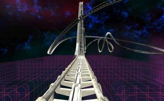Space Roller Coaster VR capture d'écran 1