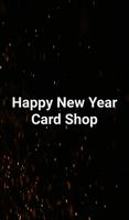 Happy New Year Greetings Card Affiche