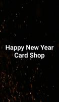 Happy New Year Greetings Card постер