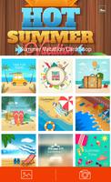 Summer Vacation Greetings Card स्क्रीनशॉट 1