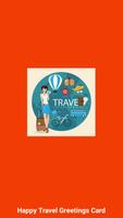 Travel Greetings Card Affiche