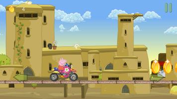 pepa happy pig riding syot layar 3