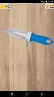 throw knife and flip game poster