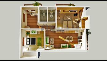 3D Modular Home Floor Plan capture d'écran 1