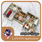 3D floor Design آئیکن