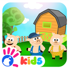 Three Little Pigs Puzzle Game simgesi