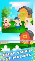 Three Little Pigs Puzzle Game syot layar 2