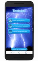 Thunderstorm Keyboard Affiche