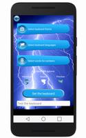 برنامه‌نما Thunderstorm Keyboard عکس از صفحه