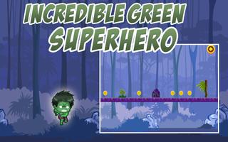 Incredible Green SuperHero capture d'écran 1