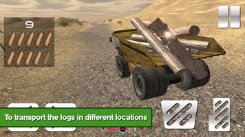 Timber Truck Simulator 3D capture d'écran 1