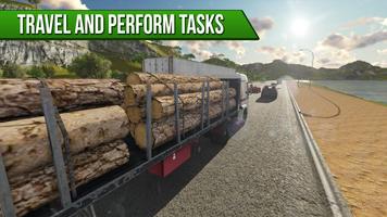 Timber Truck Simulator FREE স্ক্রিনশট 2