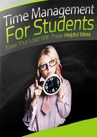 Time Management For Students Affiche