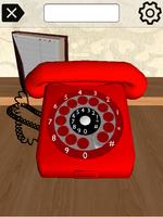 Old Phone 3D Affiche