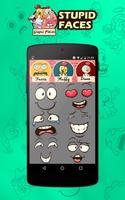 Emoji camera stickers Poster