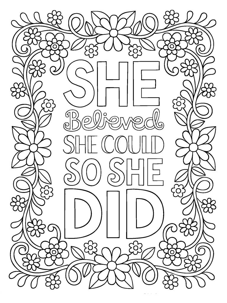 Quote Coloring Pages For Adults APK for Android Download