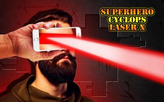 Superhero cyclops laser X Affiche