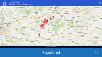 Tisza-tavi kerékpártúra GPS syot layar 1