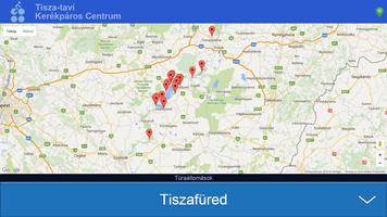 Tisza-tavi kerékpártúra GPS screenshot 1