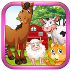 Animals Farm-Crazy Farm Games icône