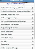 Tips Kesehatan Telinga screenshot 1