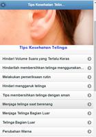 Consejos de salud del oído captura de pantalla 2