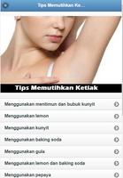 Poster Underarm Whitening Tips