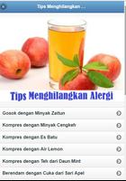 Poster Eliminate Allergy Tips
