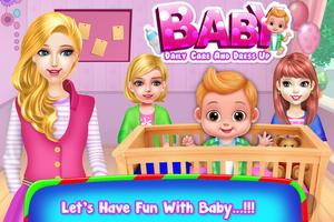 پوستر Baby Daily Care and Dressup