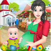 Gives birth easter games icon