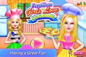 Fashion girl jeux de cuisine Affiche