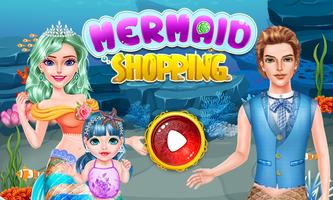 Mermaid Shopping Affiche