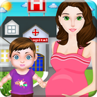 Pregnant Girl Hospital Games-icoon