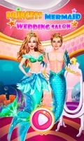 Princess Mermaid Wedding Salon Affiche