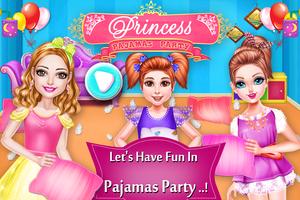 Princess Pajamas Party Girls Affiche
