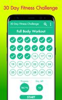 30 Day's Fitness Challenge & Lose Weight Coach Affiche