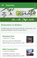 Colditzer Birkenfest poster