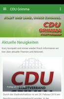 CDU Grimma Affiche