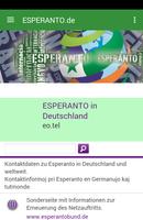 Deutscher Esperanto-Bund e.V. Affiche