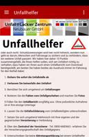 Neubauer Unfallhelfer Plakat