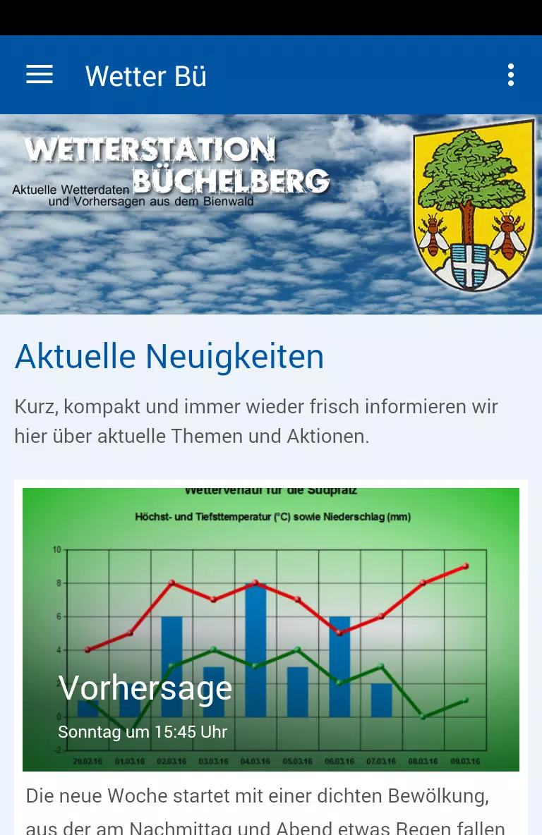 Wetterstation Büchelberg APK for Android Download