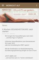 WORKOUT Med. Alfeld-poster