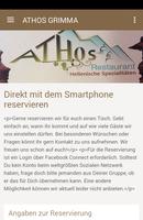 Restaurant Athos am Markt plakat