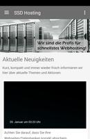 SSD Webhosting plakat